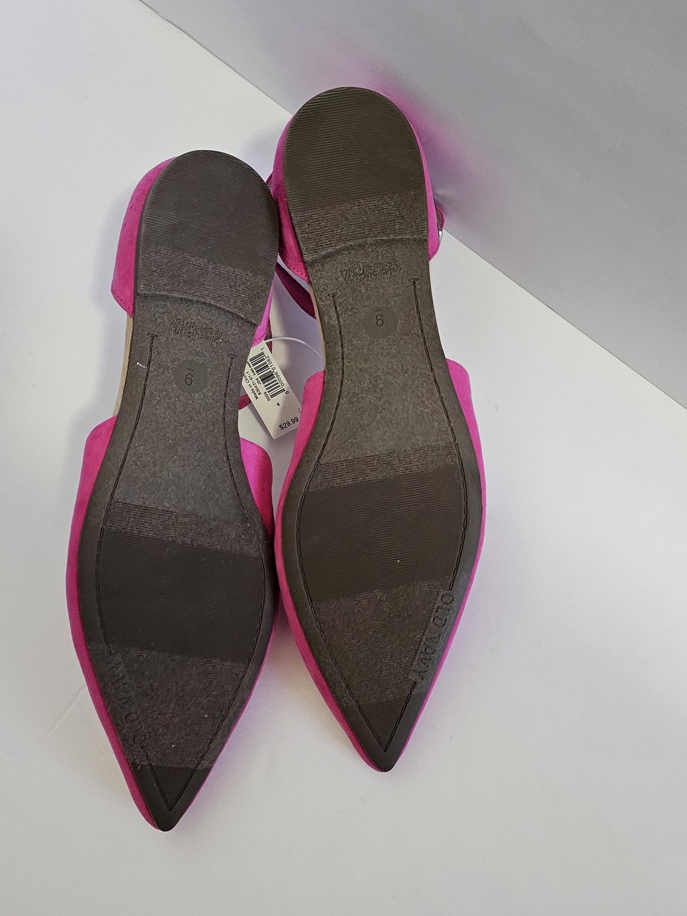 Old Navy Pink Pointed-Toe Ankle Strap Flats - Picture 5 of 5